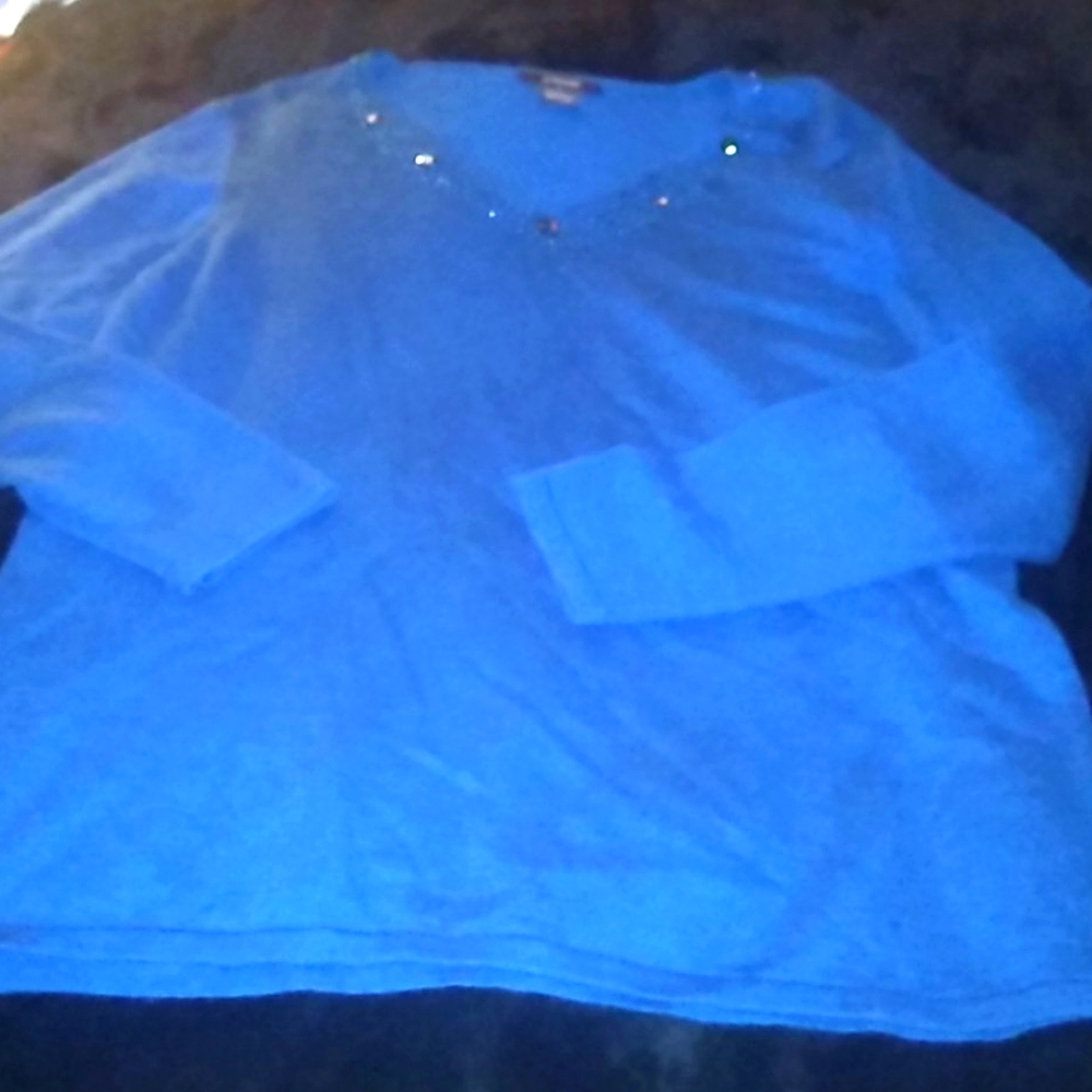 L Strand embellished sweater